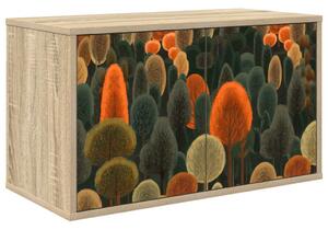 Falsítható TV Szekrény ZAANDAM 69 x 33 x 40 cm Sonoma Tölgy