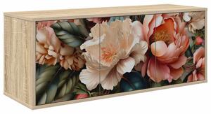 Falsítható TV Szekrény BORNE 102 x 33 x 40 cm Sonoma Tölgy