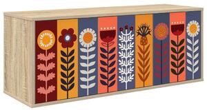 Falsítható TV Szekrény ESSEN 102 x 33 x 40 cm Sonoma Tölgy