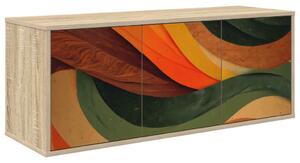 Falsítható TV Szekrény BONN 102 x 33 x 40 cm Sonoma Tölgy