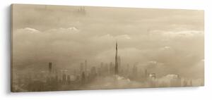 Egy város képe a felhőkben (120x50 cm)