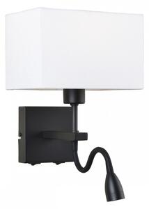 Italux Norte fekete beltéri fali lámpa (IT-WL-1122-2-BL-BM-RC-WH)