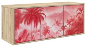 Falsítható TV Szekrény AACHEN 102 x 33 x 40 cm Sonoma Tölgy