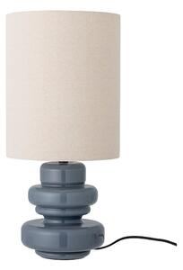 Kék asztali lámpa textil búrával (magasság 51 cm) Fabiola – Bloomingville