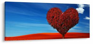 Kép - szív, fából (120x50 cm)
