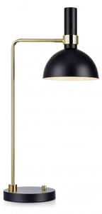 Markslöjd LARRY sárgaréz-fekete asztali lámpa
