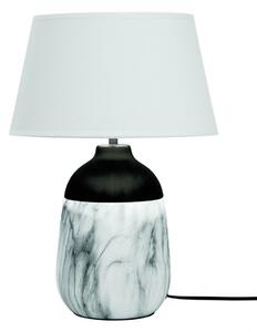 Viokef REGINA fekete-márvány-fehér asztali lámpa