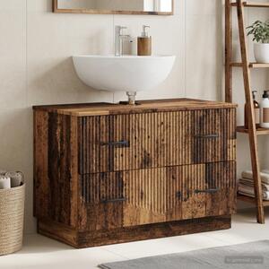 Fürdőszobai mosdószekrény HOORN Antik Fa 82 x 41 x 56 cm