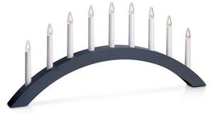 Markslöjd ATLE Wooden Candlestick 9L Grey
