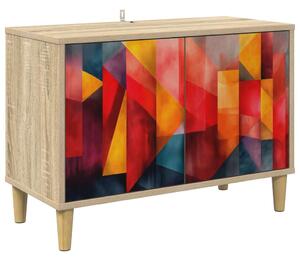 TV szekrény HEESCH 69 x 33 x 50 cm Sonoma Szerelt Fa