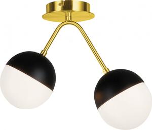 Viokef Orbit arany-fekete-fehér mennyezeti lámpa