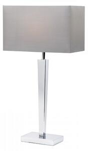 Endon Lighting Moreto króm-szürke műselyem asztali lámpa