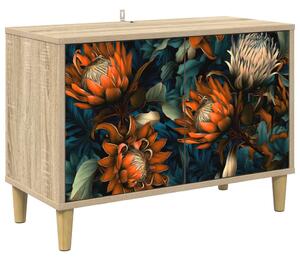 TV szekrény LOCHEM 69 x 33 x 50 cm Sonoma Szerelt Fa