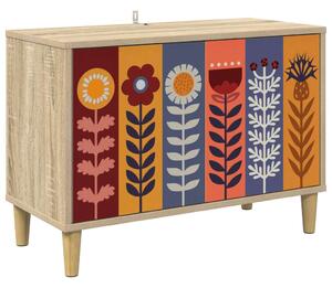 TV szekrény ESSEN 69 x 33 x 50 cm Sonoma Szerelt Fa