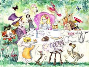 Osborne, Neale - Festmény reprodukció Alice's Adventures in Wonderland by Lewis Carroll, (40 x 30 cm)