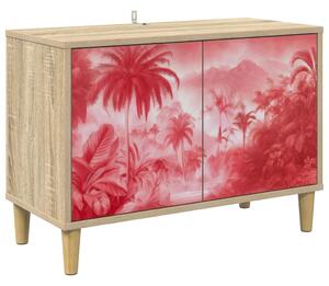 TV szekrény AACHEN 69 x 33 x 50 cm Sonoma Szerelt Fa