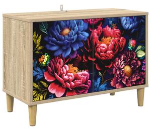TV szekrény KIEL 69 x 33 x 50 cm Sonoma Szerelt Fa