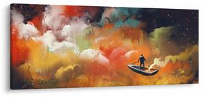 Kép - Az űrben úszó ember (120x50 cm)