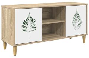TV szekrény HANAU 102 x 33 x 50 cm Sonoma Szerelt Fa