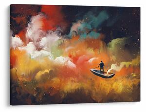 Kép - Az űrben úszó ember (70x50 cm)
