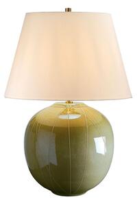 Elstead Canteloupe zöld fényes máz asztali lámpa