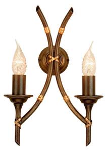 Elstead Bamboo bronz patina fali lámpa
