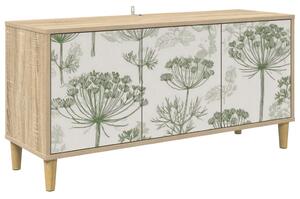 TV szekrény GOTHA 102 x 33 x 50 cm Sonoma Szerelt Fa