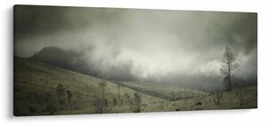 A vihar előtti táj képe (120x50 cm)