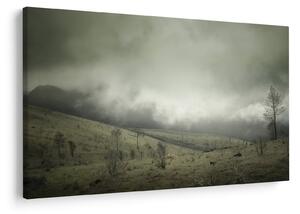 A vihar előtti táj képe (90x60 cm)