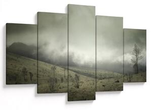 A vihar előtti táj képe (150x105 cm)