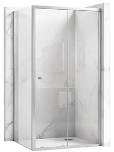 Zuhanykabin Rea Primo Slide 100x90 Chrome