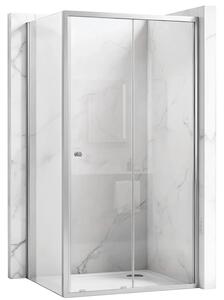 Zuhanykabin Rea Primo Slide 100x70 Chrome