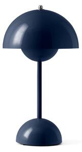 Asztali lámpa &Tradition, Flowerpot VP9, dimmable, Kék, Nappali, Műanyag, Dizájn