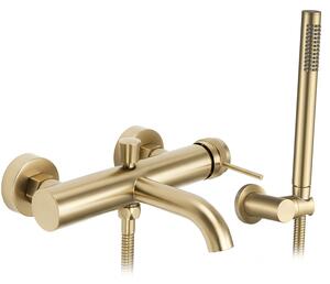 Fürdőkád csaptelep Rea Lungo Grip Brush Gold