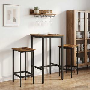 Bárszék 2 db Antik Fa 40 x 32 x 64 cm Szerelt Fa