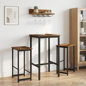 Bárszék 2 db Antik Fa 40 x 32 x 64 cm Szerelt Fa