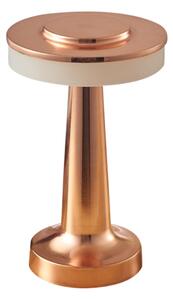 Lámpa Asztali Monum, 3W, 200lm, DC 5V, 1A,3000 K, 3 fokozatú fényerő, akkumulátor 1800 mAh, rosegold