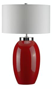 Elstead Victor piros asztali lámpa