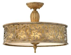 Elstead CARABEL antik bronz mennyezeti lámpa