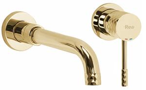 Falra szerelhető csaptelep Rea Lungo Diamond Gold + BOX