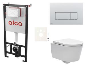 Fali WC szett Alca előtétfalas szereléshez + SAT Brevis WC SIKOASW9