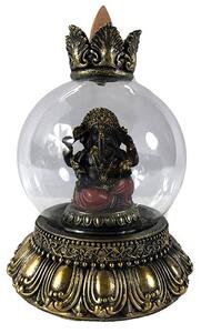 Folyékony füst backflow füstölőtartó – Ganesha Üveggömbben