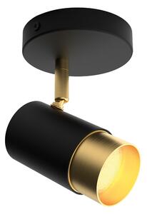 Viokef Track Rail 230V 3 fázisú ZIGGY arany-fekete spot lámpa