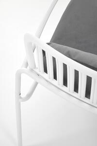MELBY fehér kerti szék