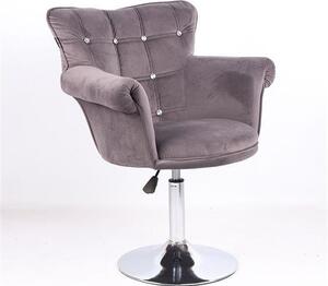 HR804CN Grafit modern velúr szék