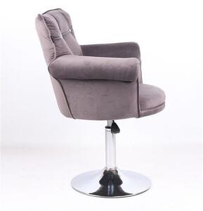 HR804CN Grafit modern velúr szék
