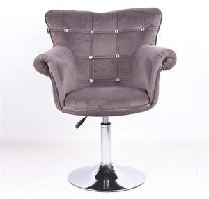 HR804CN Grafit modern velúr szék