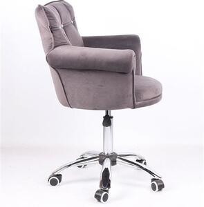 HR804CK Grafit modern velúr szék