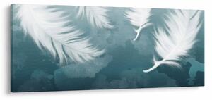 Kép - Fehér toll (120x50 cm)