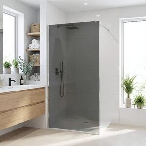 Zuhanyfal Rea Flexi Grey / Chrome 100
